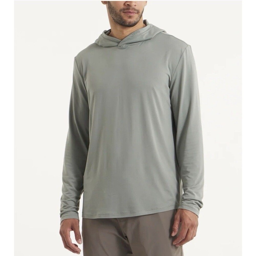 UNRL Ultra Hooded Long Sleeve Hoodie Mens M Eucalyptus’s Performance NWOT